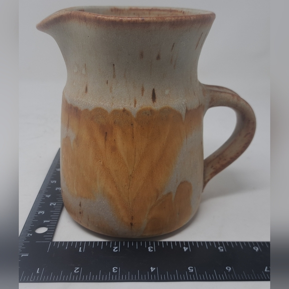 Michael Cohen Vintage Studio Pottery Stoneware Pitcher Jug Mid Century MCM 6.5" - Picture 11 of 12
